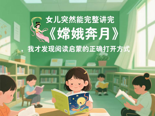 女儿突然能完整讲完《嫦娥奔月》，我才发现阅读启蒙的正确打开方式