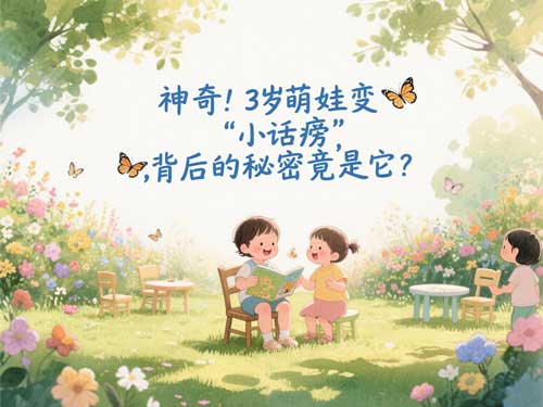 神奇!3 岁萌娃变 “小话痨”,背后的秘密竟是它?
