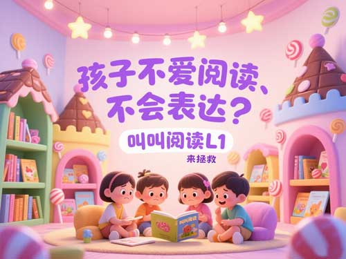 孩子不爱阅读、不会表达?叫叫阅读 L1 来拯救
