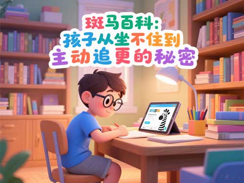 斑马百科:孩子从坐不住到主动追更的秘密
