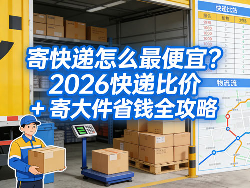 寄快递怎么最便宜?2026快递比价 + 寄大件省钱全攻略