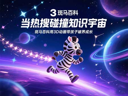 当热搜碰撞知识宇宙，斑马百科用3D动画带孩子破界成长