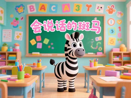 你见过会说话的斑马吗?