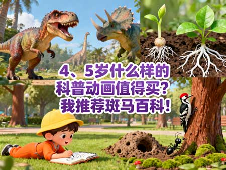 4、5岁什么样的科普动画值得买?我推荐斑马百科!